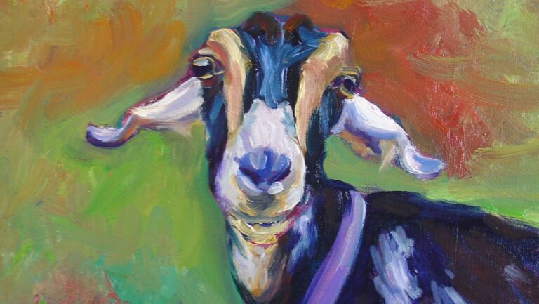 How to Paint a Unique Goat Portrait